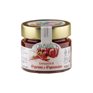 Composta di peperoni rossi e peperoncino